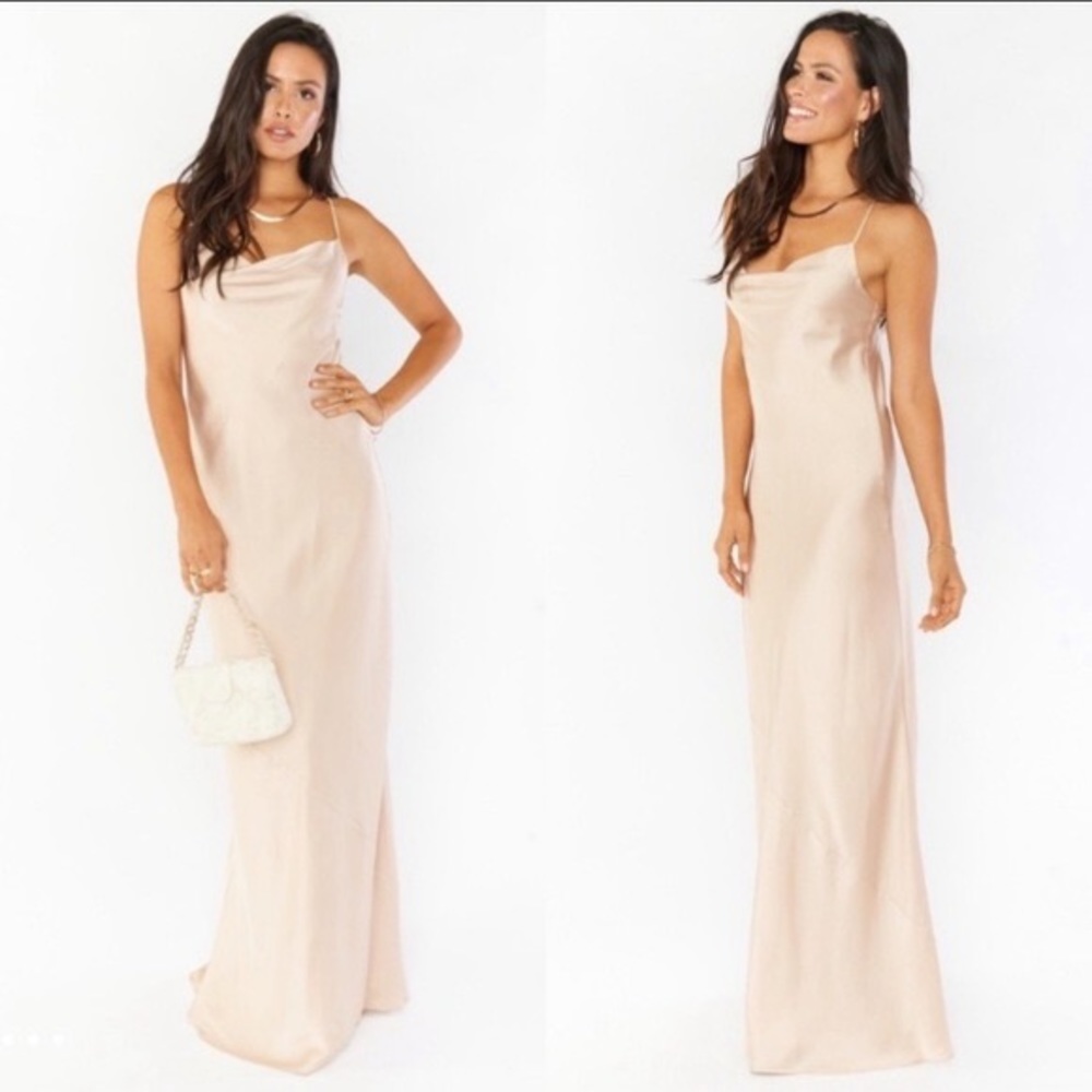 Tuscany Maxi Slip Dress - hemmed